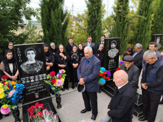 Şirvanda şəhid Elvin Şıxəliyevin xatirəsi anılıb.