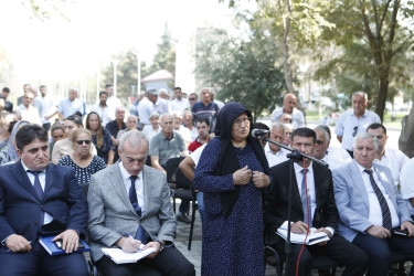 Şirvan Şəhər İcra Hakimiyyətinin başçısı İlqar Abbasov sakinlərlə növbəti səyyar görüş keçirib 07.09.2023