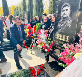 Şirvanda şəhidlərin anım günləri qeyd edilib.