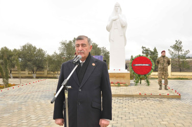 Şirvanda 20 Yanvar faciəsinin 36-cı ildönümünə həsr olunmuş ümumşəhər tədbiri keçirilib.