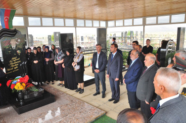 Şəhid baş leytenant Ruslan Rustamovun xatirəsi anılıb.