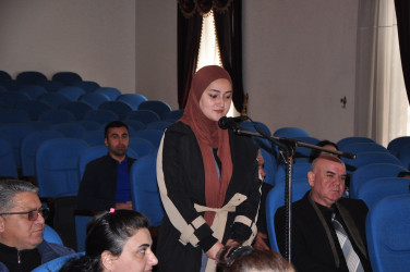 Şəhər İcra Hakimiyyətinin başçısı İlqar Abbasov növbəti səyyar görüş keçirib.