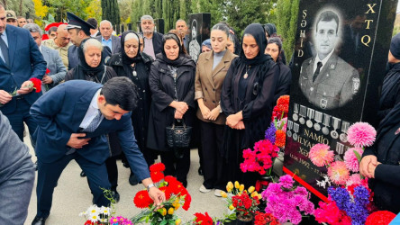 Şirvanda Vətən müharibəsi şəhidi Namiq Xəlilovun xatirəsi anılıb.