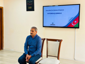 Şirvan Şəhər İcra Hakimiyyətinin başçısı İlqar Abbasov növbəti vətəndaş qəbulu keçirib.