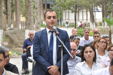 Şəhər İcra Hakimiyyətinin başçısı İlqar Abbasov növbəti səyyar görüş keçirib.