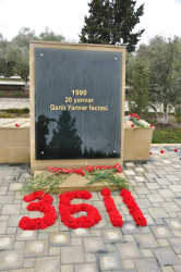 Şirvanda 20 Yanvar faciəsinin 36-cı ildönümünə həsr olunmuş ümumşəhər tədbiri keçirilib.