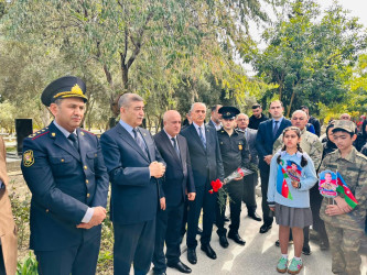 Şirvanda Vətən müharibəsi şəhidi Həsən Həsənovun xatirəsi anılıb.