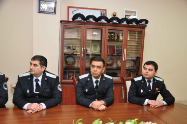 Şirvanda miqrasiya orqanları işçilərinin peşə bayramı günü qeyd edilib.