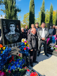 Şirvanda Vətən müharibəsi şəhidi Elvin Şıxəliyevin xatirəsi anılıb.