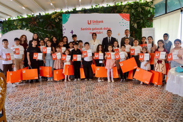 Unibank şəhid və qazi övladları üçün Şirvanda bayram tədbiri keçirib