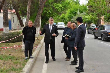 “Şəhərsalma və Memarlıq İli” çərçivəsində Şirvan şəhərində genişmiqyaslı abadlıq və yenidənqurma işləri davam etdirilir.
