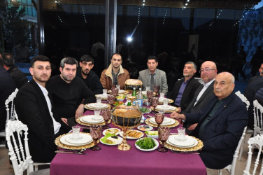 Şirvanda iftar süfrəsi təşkil olunub.