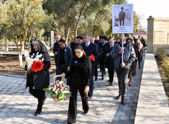 Şirvanda şəhid Manaflı Əli Əflan oğlunun  anım günü qeyd edilib.