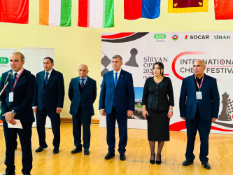 "Shirvan Open 2025" beynəlxalq şahmat festivalına start verilib.
