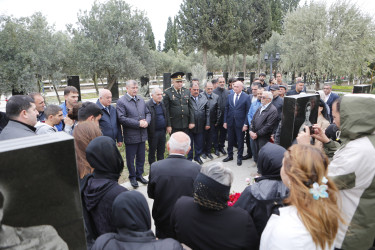 Vətən müharibəsi şəhidi Elvin Şıxəliyevin anım günü qeyd edilib.