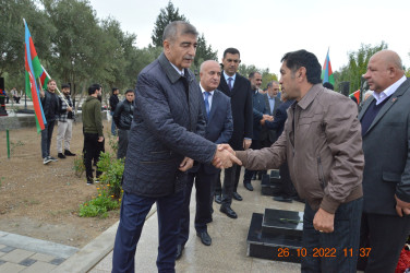 Şirvanda Vətən müharibəsinin şəhidi Məmmədov Röyal Misil oğlunun anım günü qeyd olunub.