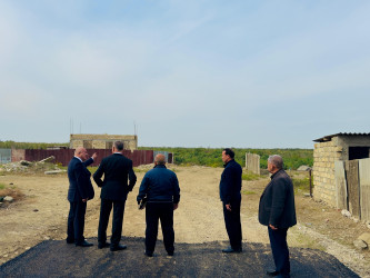 Şirvanda küçələrin asfaltlanması işləri davam etdirilir.