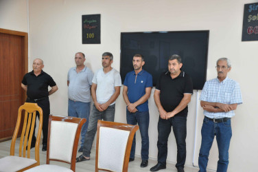 Şirvan Səhər İcra Hakimiyyətinin başçısı İlqar Abbasov vətəndaş qəbulu keçirib.