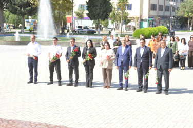 Şirvan şəhərində 27 Sentyabr – Anım Gününə həsr olunmuş tədbir keçirilib.