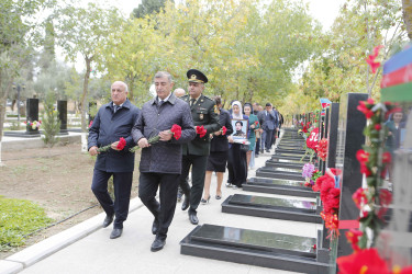 Vətən müharibəsi şəhidi Məharət Həsənovun anım günü qeyd edilib.