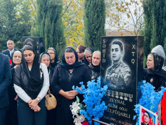Şirvanda Vətən müharibəsi şəhidi Zeynal Zülfüqarlının xatirəsi anılıb.