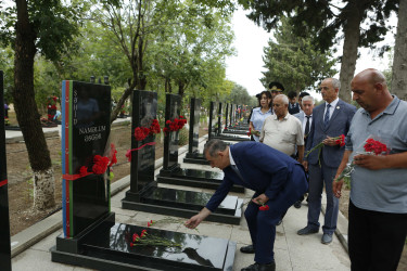 Şirvan Şəhər İcra Hakimiyyətinin başçısı İlqar Abbasov iyul ayının sonuncu cümə axşamı Şəhidlər xiyabanını ziyarət edib, şəhid ailələri ilə görüşüb.