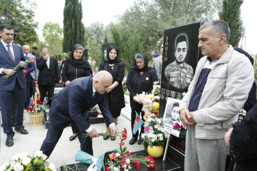 Vətən müharibəsi şəhidi Cavid Məmmədlinin anım günü qeyd edilib.