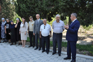 Şirvan Şəhər İcra Hakimiyyətinin başçısı İlqar Abbasov Şəhidlər xiyabanına ənənəvi ziyarətdə iştirak edib.