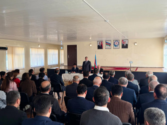 Şəhər İcra Hakimiyyətinin başçısı İlqar Abbasov növbəti səyyar görüş keçirib.