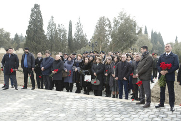 Şirvanda 20 Yanvar faciəsinin 33-cü ildönüm münasibətilə Ulu öndər Heydər Əliyevin və şəhidlərin əziz xatirəsi yad edilib.