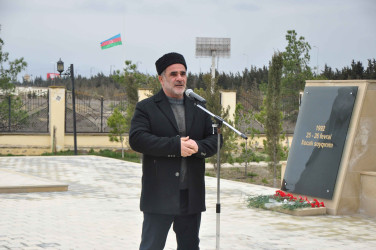 Şirvanda Xocalı soyqırımının qurbanları yad edilib.