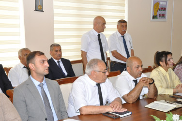 Şirvan Səhər İcra Hakimiyyətinin başçısı İlqar Abbasov vətəndaş qəbulu keçirib.