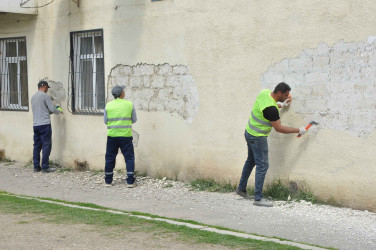 Şirvanda “Şəhərsalma və Memarlıq İli” çərçivəsində görülən abadlıq işləri davam etdirilir.