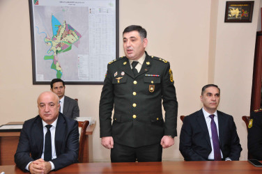 Şirvanda Səfərbərlik və Hərbi Xidmətə Çağırış üzrə Dövlət Xidmətinin yaradılmasının 14 illiyinə həsr olunmuş tədbir keçirilib.