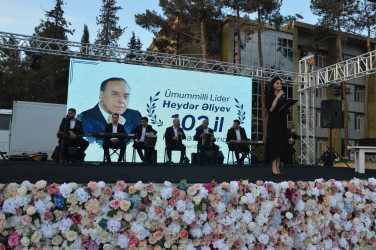 Şirvanda Ümummilli lider, Ulu Öndər Heydər Əliyevin anadan olmasının 102-ci ildönümünə həsr olunmuş konsert təşkil edilib.