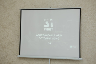 Şirvanda 31 Mart – Azərbaycanlıların Soyqırımı Gününə həsr olunmuş tədbir keçirilib.