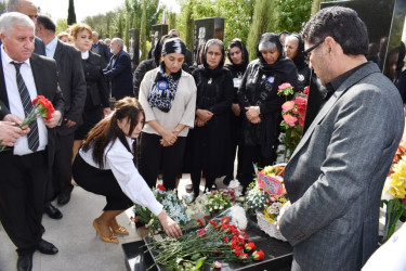 Şirvan şəhərində Vətən müharibəsinin iki şəhidinin anım, iki şəhidinin doğum günü qeyd olunub.