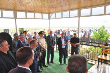 Şəhid baş leytenant Ruslan Rustamovun xatirəsi anılıb.