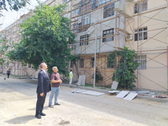 Şirvanda “Şəhərsalma və Memarlıq İli” çərçivəsində görülən abadlıq işləri davam etdirilir.