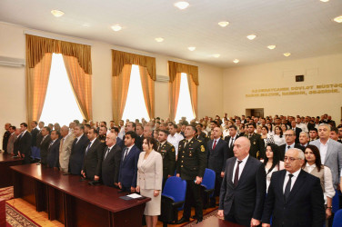 Şirvanda “Konstitusiya və Suverenlik İli” çərçivəsində tədbir keçirilib.