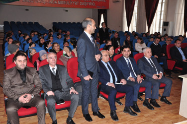 Şəhər İcra Hakimiyyətinin başçısı İlqar Abbasov növbəti səyyar görüş keçirib.