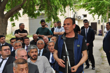 Şəhər İcra Hakimiyyətinin başçısı İlqar Abbasov növbəti səyyar görüş keçirib.
