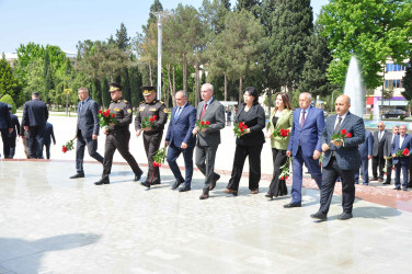 Şirvanda Ümummilli lider, Ulu Öndər Heydər Əliyevin anadan olmasının 103 illiyinə həsr olunmuş tədbir keçirilib.