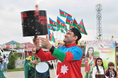 Şirvanda Novruz bayramı münasibətilə ümumşəhər tədbiri keçirilib.