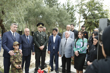 Şirvanda Vətən müharibəsi şəhidi Asif Qəribovun xatirəsi anılıb.