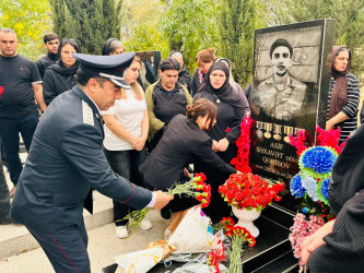 Şirvanda Vətən müharibəsi şəhidi Asif Qəribovun anım günü qeyd edilib.