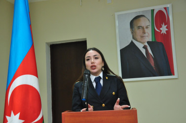 Şirvanda hərbi xidmətə çağırış, azadetmə və möhlət verilmə şərtlərinə dair maarifləndirici tədbir keçirilib.