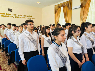 Şirvanda 15 İyun – Milli Qurtuluş Gününə həsr olunmuş tədbir keçirilib.