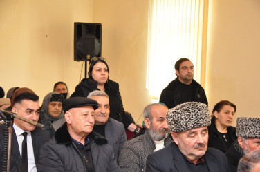 Şəhər İcra Hakimiyyətinin başçısı İlqar Abbasov növbəti səyyar görüş keçirib.