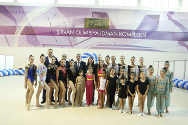 Şirvanda bədii gimnastika üzrə Azərbaycan yığma komandası üzvlərinin nümunəvi çıxışlarından ibarət idman tədbiri keçirilib.